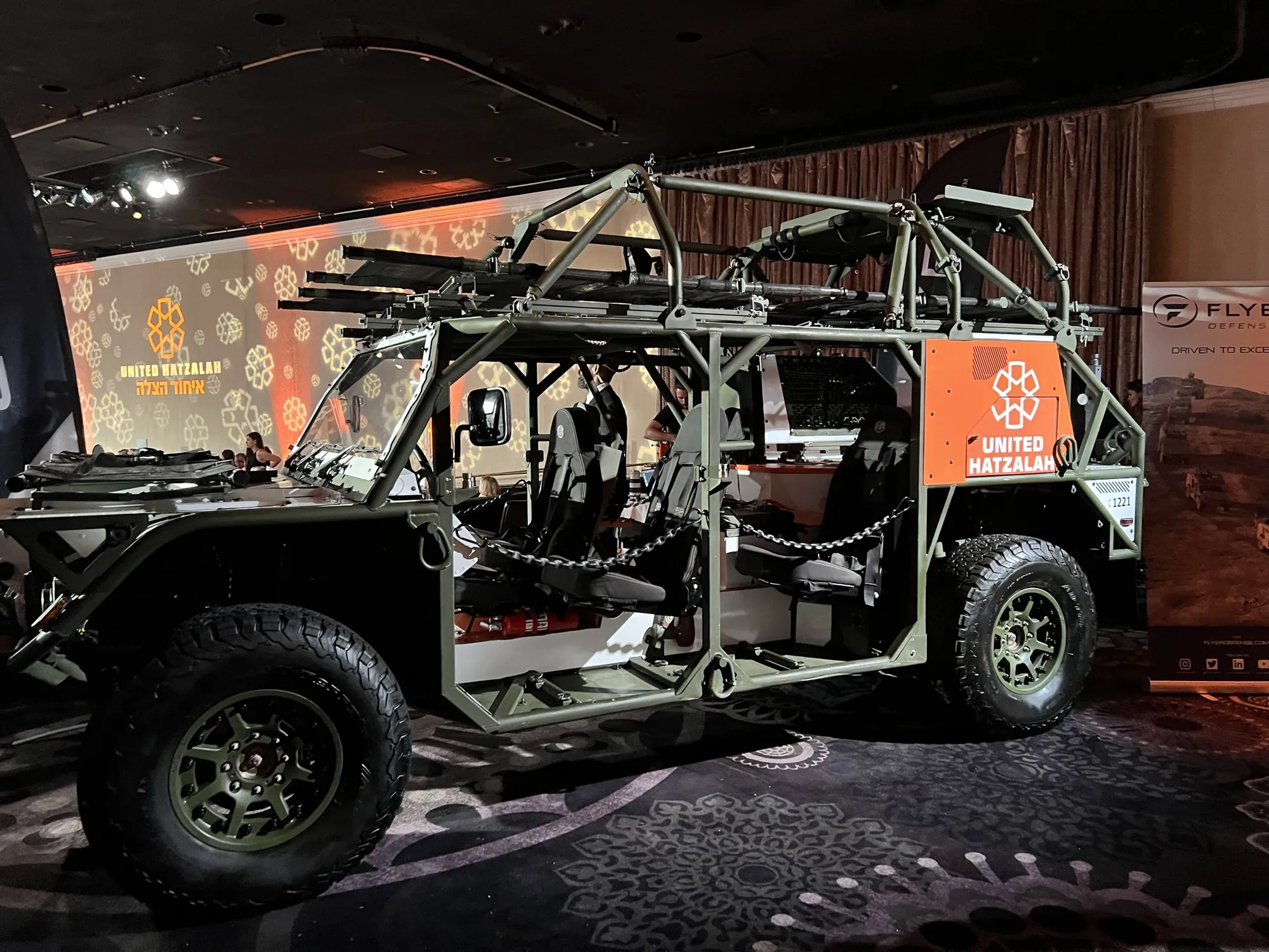 Flyer Defense Pledges Rescue Vehicle to United Hatzalah, Israel’s Largest Volunteer Emergency Medical Services Organization