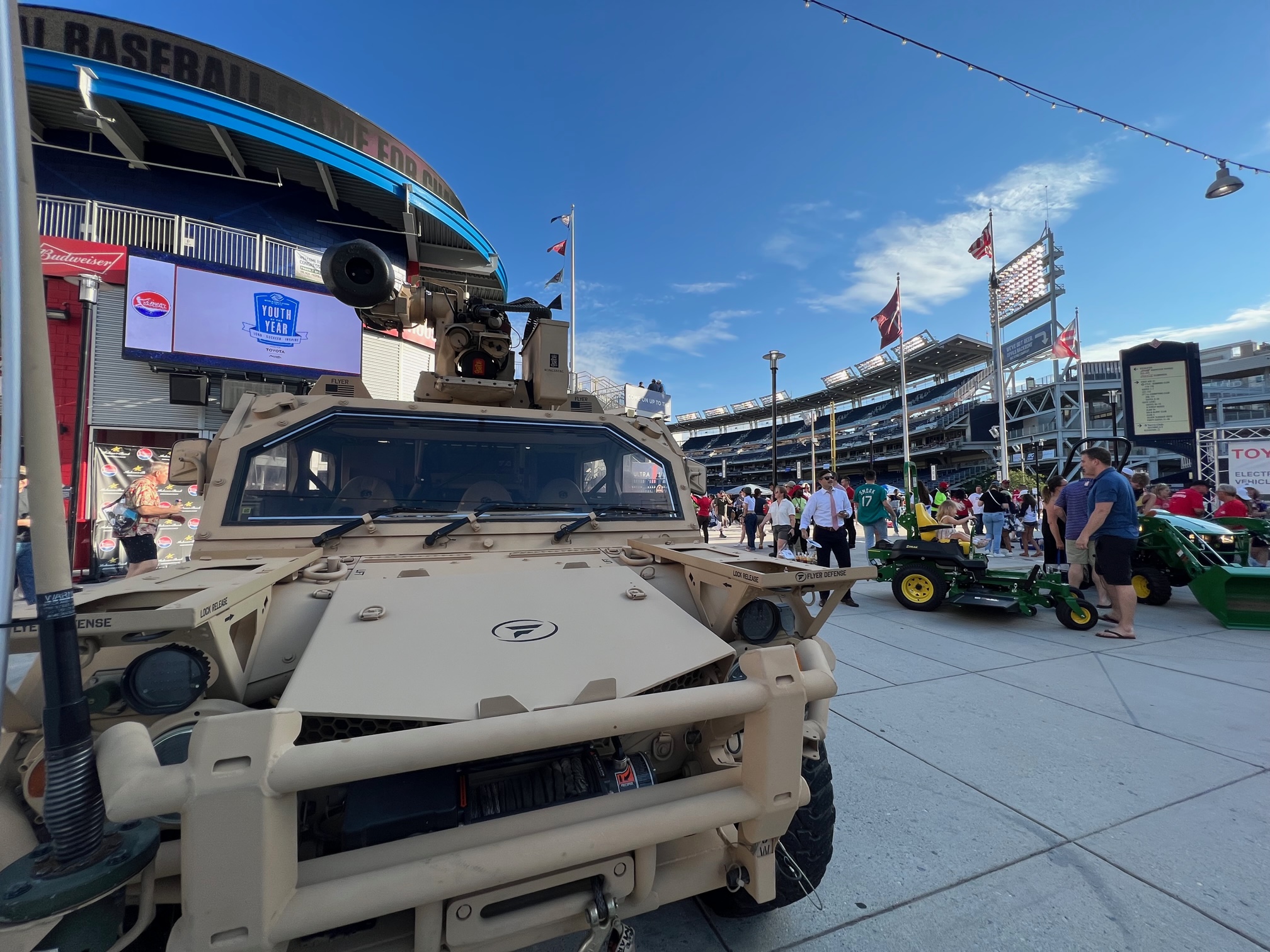 Flyer Vehicle Front and Center at Annual Congressional Baseball Game for Charity